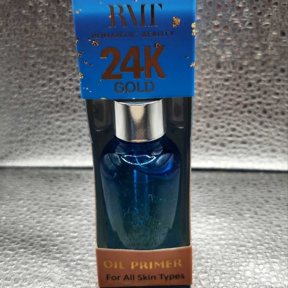 Romantic Beauty 24k Gold Oil Primer sealed new 1.13 oz ex 6.30.27